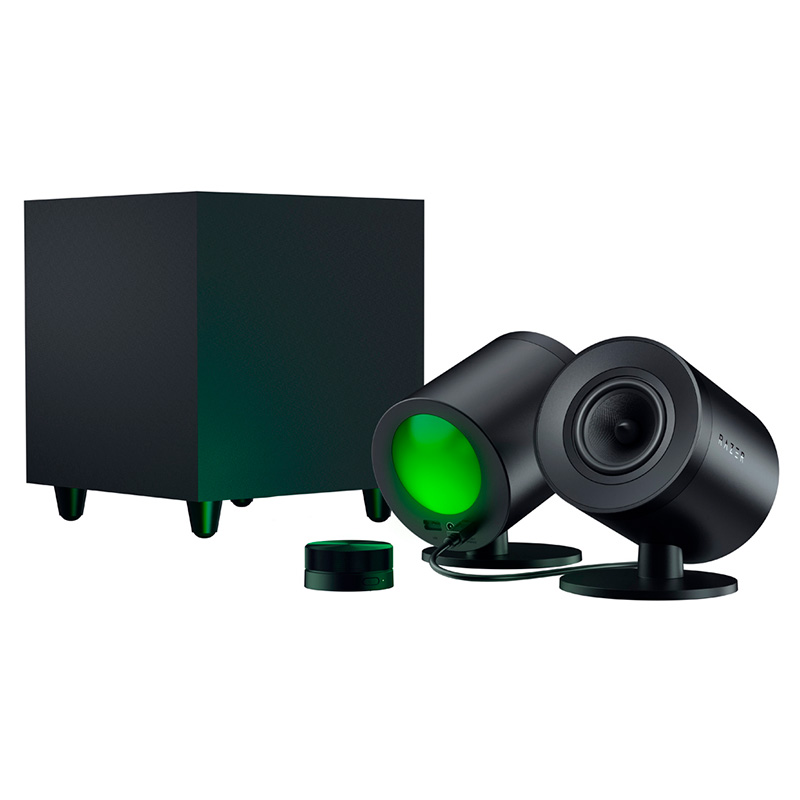 Razer Nommo V2 Pro Full-Range 2.1 PC Gaming Speaker System with Wireless Subwoofer (RZ05-04740100-R3U1)