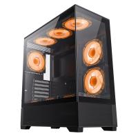 Gamemax Vista AB ATX Mid-Tower Black 6x ARGB fan