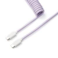 Keychron Coiled Aviator Cable - Light Purple / Straight (CABKCCAB-17)
