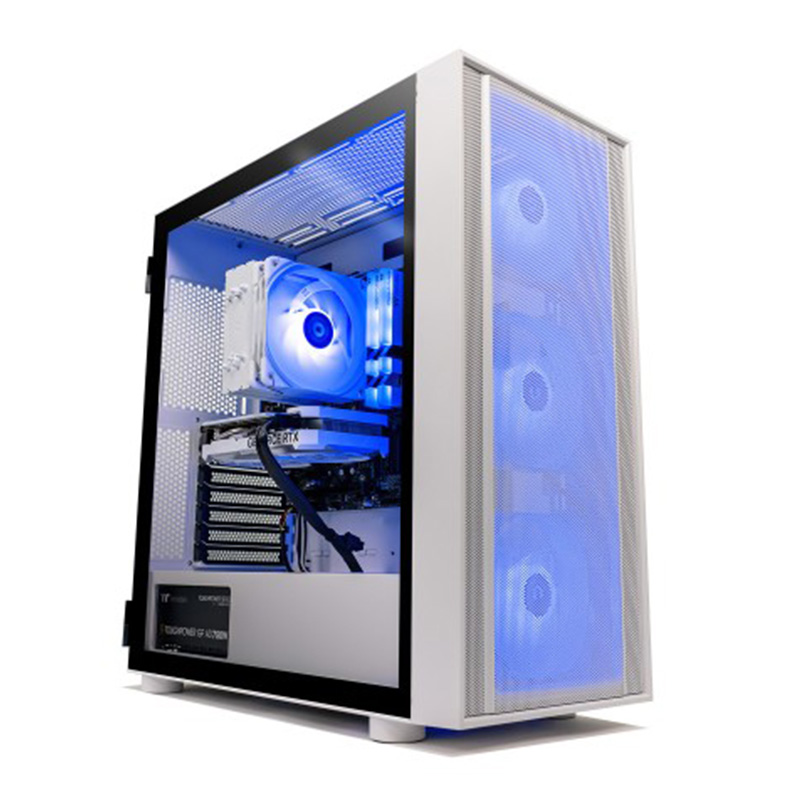 Thermaltake Infinity V2 i5-12400F RTX4060 2TB SSD 16GB RAM W11H Gaming Desktop PC - Snow (CA-4J1-00D6WA-A2)