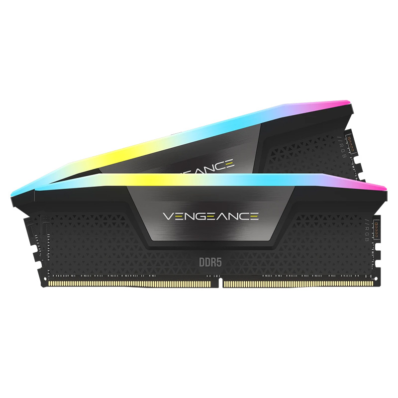 Corsair Vengeance RGB 32GB (2x16GB) C36 Intel Z790 7600MHz DDR5 RAM - Black (CMH32GX5M2X7600C36 )