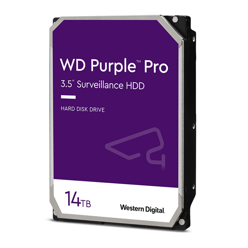 Western Digital Purple Pro 14TB 3.5in SATAIII Surveillance Hard Drive (WD141PURP)