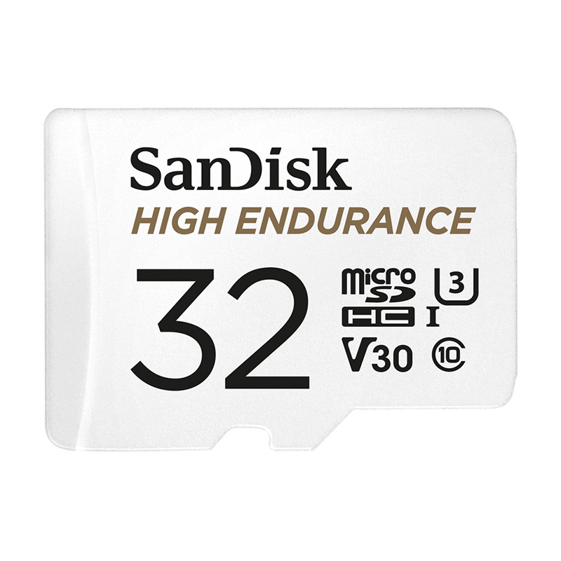 SanDisk 32GB High Endurance C10 U3 V30 100MB/s MicroSDHC Card