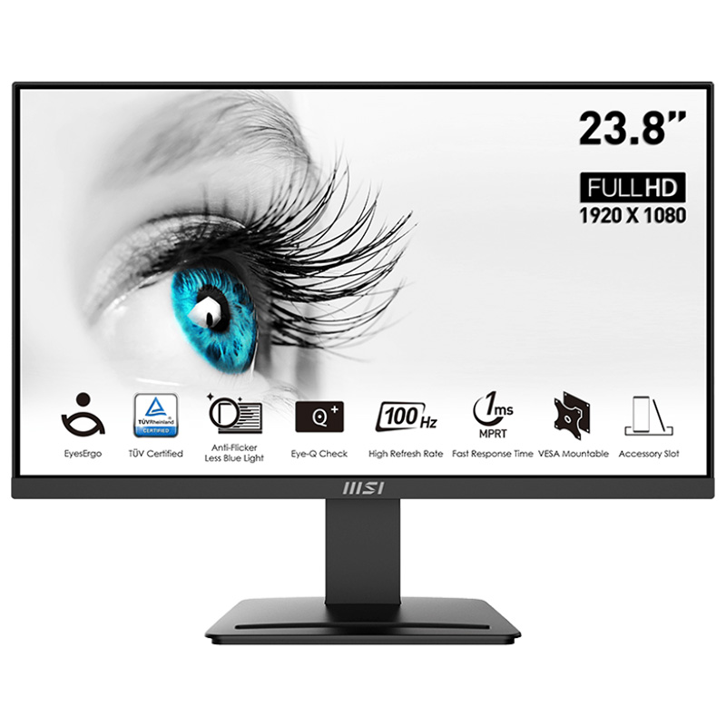 MSI 23.8in FHD VA 100Hz Adaptive Sync Monitor (PRO MP2412)