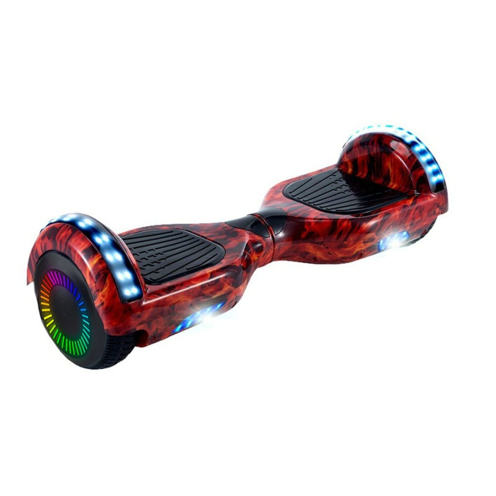 Funado Smart-S W1 Hoverboard Bluetooth Speaker Self Balancing Scooter Flame Style