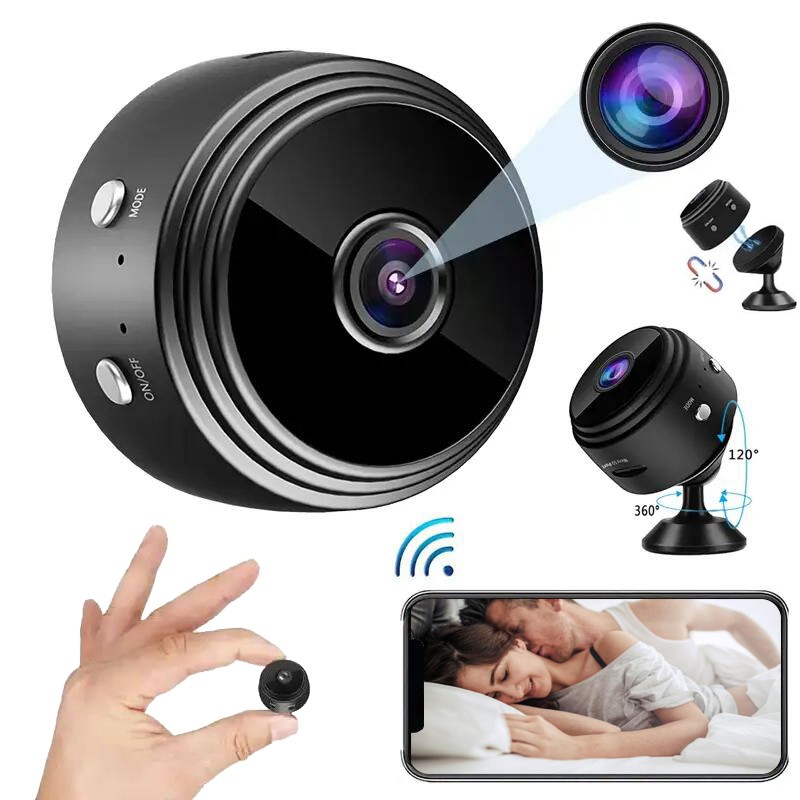 Hidden Camera Spy Camera Mini Camera 1080p HD Video Live Feed WiFi Wireless Camera Nanny Cam Surveillance Camera Security Camera with Night Vision