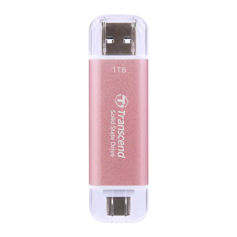 Transcend 1TB Type-C/A 10Gbps External SSD - Pink