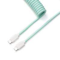 Keychron Coiled Aviator Cable - Mint / Straight (CABKCCAB-18)