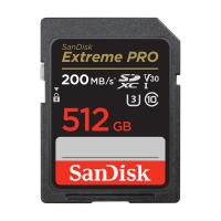 Sandisk 512GB Extreme Pro U3 V30 200MB/s SDXC Card
