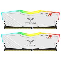 Team 32GB (2x16GB) TF4D432G3600HC18JDC01 T-Force Delta RGB 3600MHz White DDR4 RAM