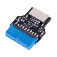 USB-Expansion-Cards-SilverStone-CP14-R-USB-3-0-Internal-to-USB-3-1-3-2-Type-C-Key-A-adapter-2