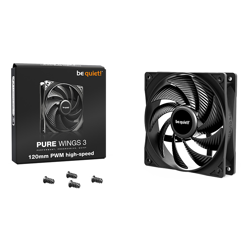 be quiet! Pure Wings 3 120mm PWM High Speed Case Fan (BL106)