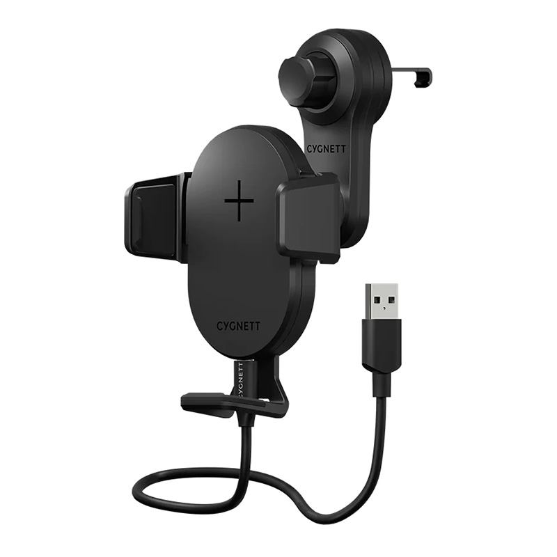 Cygnett EasyMount Car Vent Mount with 10W Fast Wireless Charger