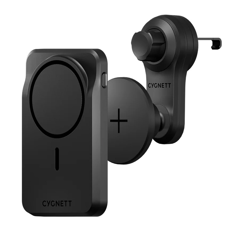 Cygnett MagDrive Magnetic Car Vent Mount with 5K mAh Dual Magnet Power Back