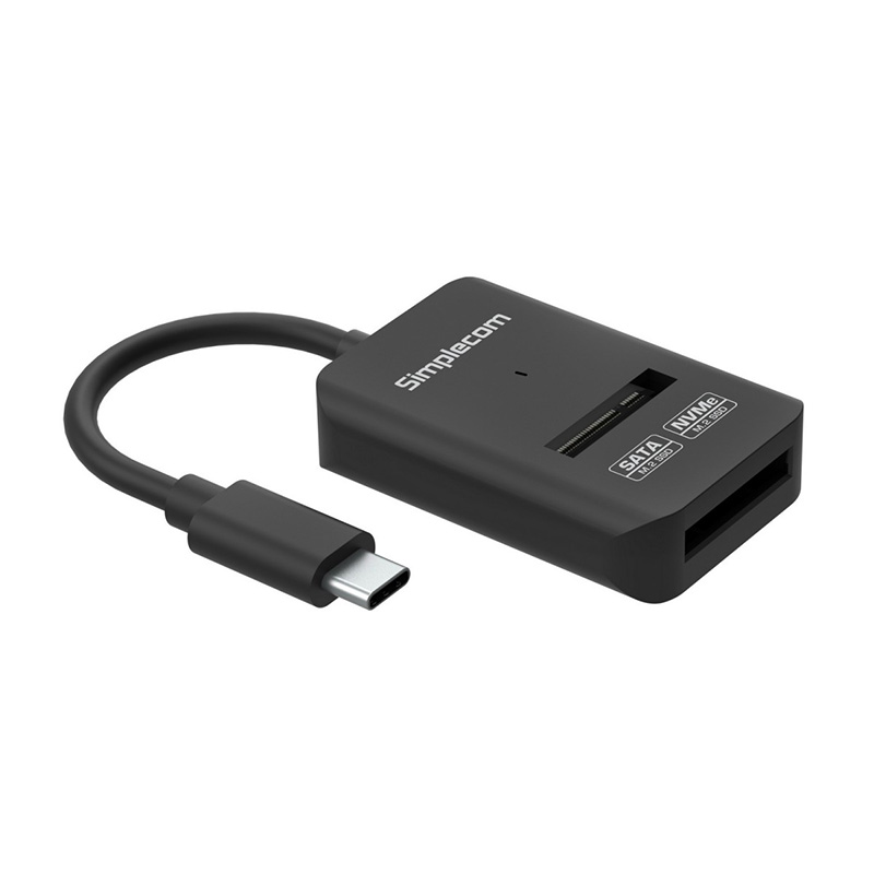 Simplecom SA506 NVMe SATA Dual Protocol M.2 SSD to USB-C Adapter Converter