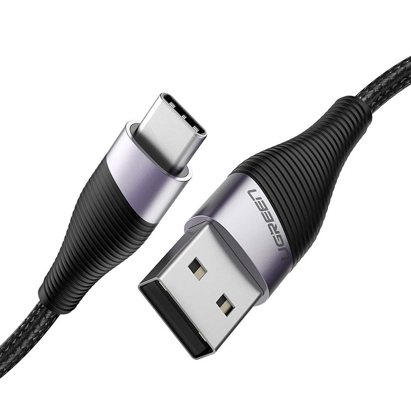 UGreen USB 2.0 Male to USB-C Male Braided Cable 2m