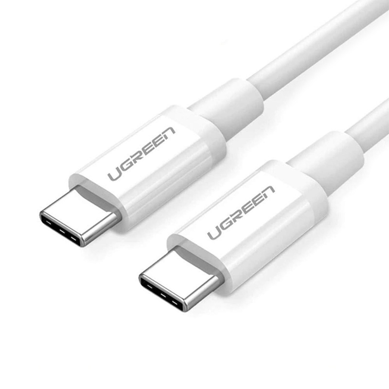 UGreen USB-C Male to USB-C Male White Cable 1m (60518)