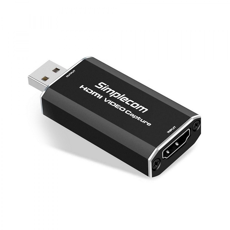 Simplecom DA315 FHD 1080p HDMI to USB 2.0 Video Capture Card for Live Streaming