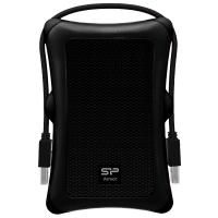 Silicon Power 1TB A30 Rugged Shockproof Portable External Hard Drive USB 3.0 For PC,MAC,XBOX,PS4,PS5 - Black