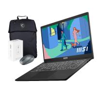 MSI Modern 15 15.6in FHD i5-1235U Iris Xe 512GB SSD 16GB RAM W11H Laptop - Black (MODERN 15 B12M-409AU)
