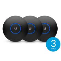 Ubiquiti UAP nanoHD and U6 Lite Hard Cover Skin Casing Matte Black - 3 Pack (NHD-COVER-BLACK-3)