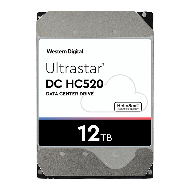 Western Digital Ultrastar DC HC520 12TB 7200RPM 3.5in SATA Hard Drive (0F30146)
