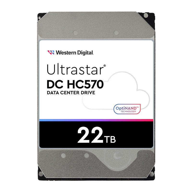 Western Digital 22TB Ultrastar DC HC570 7200RPM 3.5in SATA Hard Drive (0F48155)