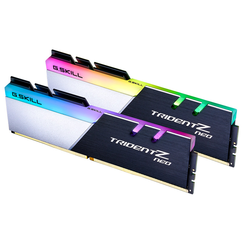 G.Skill 32GB (2x16GB) F4-3600C18D-32GTZN Trident Z Neo for AMD RGB 3600MHz CL18 DDR4 RAM