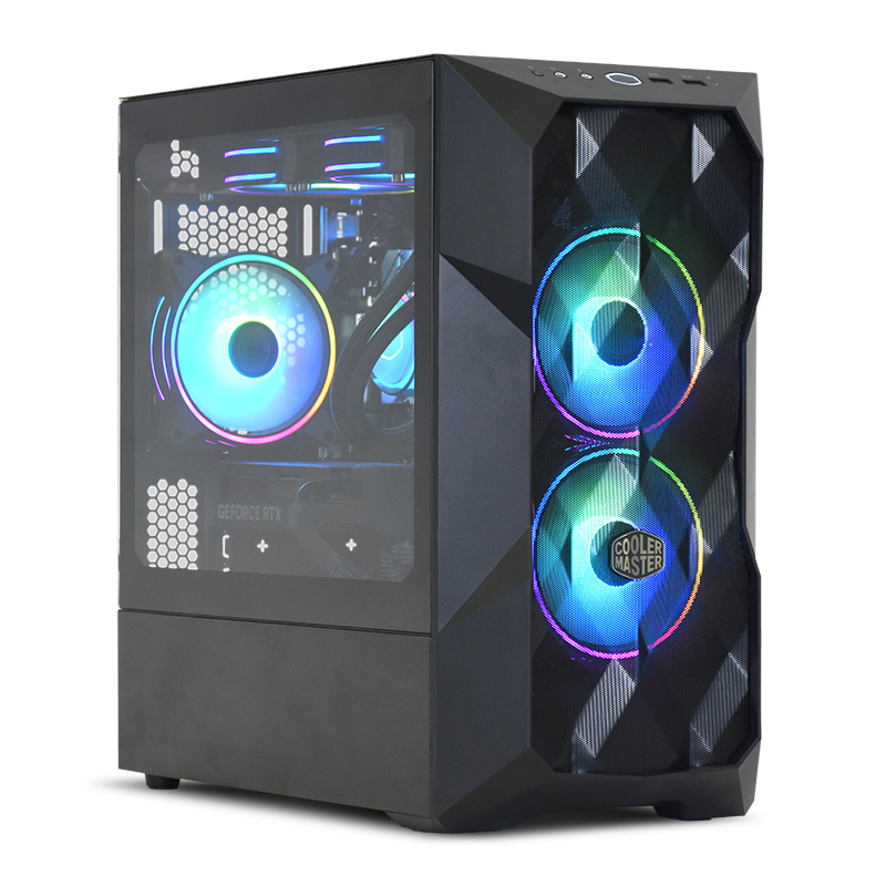 IronBlade G5 Core Intel i5 12400F GeForce RTX 4060 8GB Gaming PC - Powered by Cooler Master 55790-N