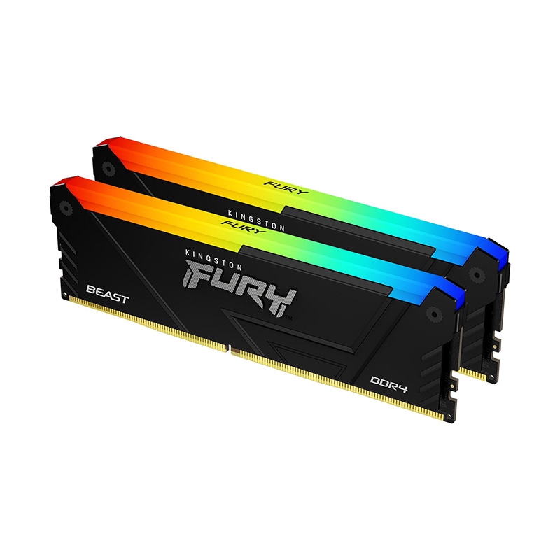 Kingston 16GB (2x8GB) KF432C16BB2AK2/16 Fury Beast RGB 3200MHz DDR4 RAM