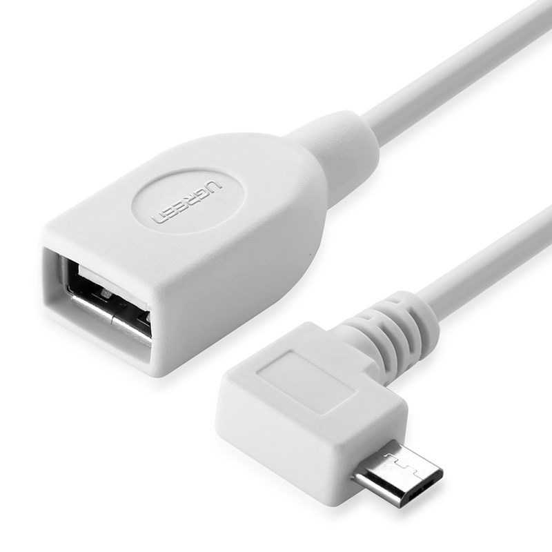 UGreen USB to 90 Degree Micro USB OTG Cable 10cm