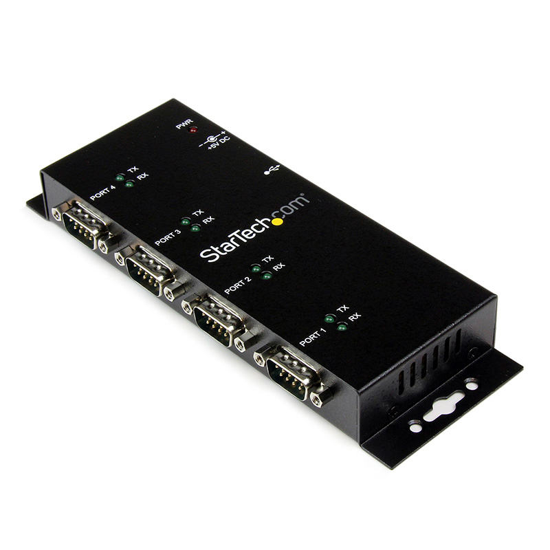 StarTech USB to 4-Port Straight-Through RS232 Serial Adapter ICUSB2324I