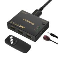 Simplecom Ultra HD 3 Way HDMI Switch 3 in 1 OUT Splitter 4K@60Hz (CM303)