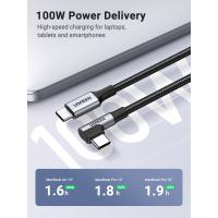 Mobile-Phone-Accessories-UGREEN-USB-C-2-0-to-Angled-USB-C-M-M-Cable-Aluminium-Shell-with-Braided-1m-Black-3