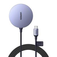 Mobile-Phone-Accessories-UGreen-MagSafe-15W-Magnetic-Wireless-Charger-with-1-5m-USB-C-Cable-4
