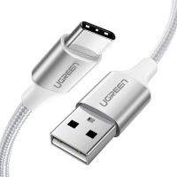 USB-Cables-UGreen-Braided-USB-A-to-USB-C-Aluminium-Case-White-Cable-1m-4