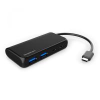 Simplecom 4 Port 2 x USB-A and 2 x USB-C to USB 3.1 Type C Hub (CH381)