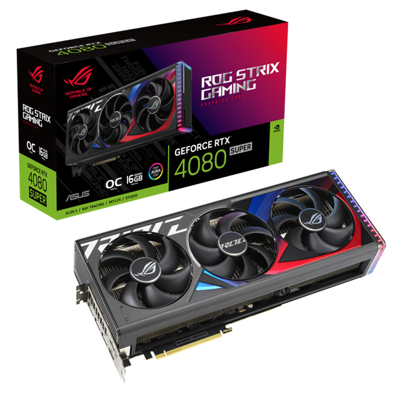 Asus ROG Strix GeForce RTX 4080 Super 16G OC Graphics Card (ROG-STRIX-RTX4080S-O16G-GAMING)