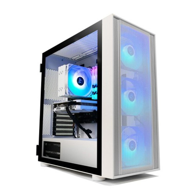 Thermaltake Infinity Pro V2 i7-12700F RTX 4070 2TB SSD 32GB RAM W11H Gaming PC - Snow (CA-4J1-00D6WA-A3)