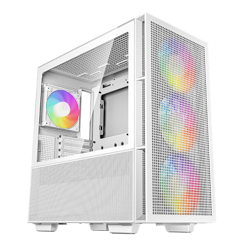 DeepCool CH560 Tempered Glass Mid Tower Case E-ATX - White