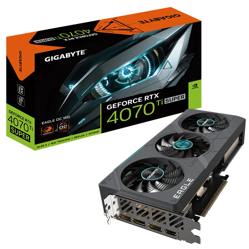 Gigabyte GeForce RTX 4070 Ti Super Eagle OC 16G Graphics Card (GV-N407TSEAGLE OC-16GD)