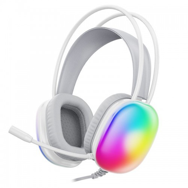 Lenovo Lecoo HT409 Wired USB Gaming Headset - White