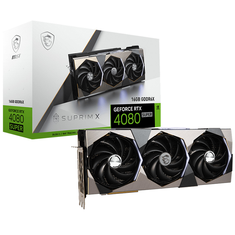 MSI GeForce RTX 4080 Super Suprim X 16G Graphics Card (GeForce RTX 4080 SUPER 16G SUPRIM X)