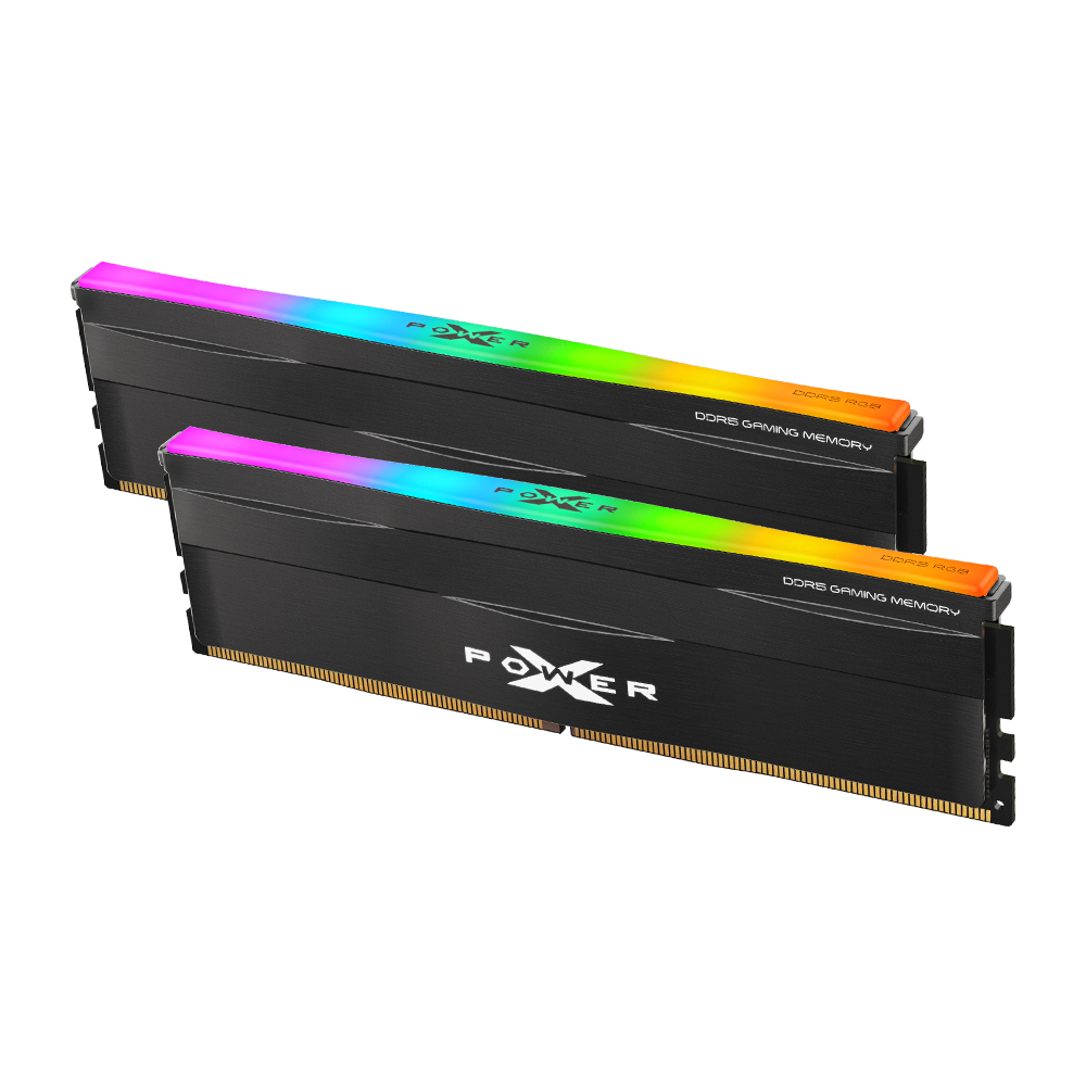 Silicon Power XPOWER Zenith RGB 32GBx2 CL30,1.35V UDIMM 6000MHz DDR5 RAM - Black, SP064GXLWU60AFDF