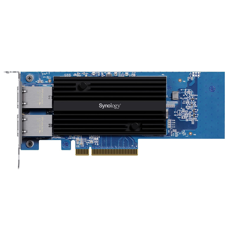 Synology 10Gbe Dual Port RJ45 PCIe 3.0 x8 Card (E10G30-T2)