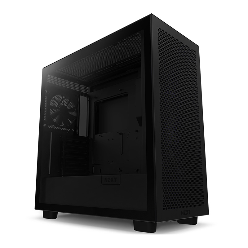 NZXT H7 V1 Flow Mid-Tower Airflow E-ATX Case - All Black (CM-H71FB-01)