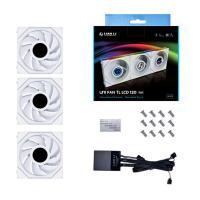 120mm-Case-Fans-Lian-Li-UNI-FAN-TL-LCD-120-RGB-120mm-White-PWM-Fan-3-Pack-3