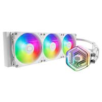 Cooler Master MasterLiquid 360 Atmos ARGB White AIO Liquid CPU Cooler (MLX-D36M-A25PZ-RW)