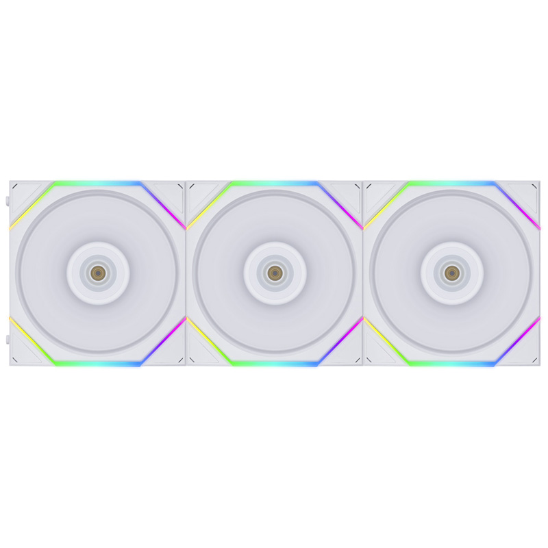 Lian Li UNI FAN TL 120 Reverse Blade ARGB 120mm White PWM Fan - 3 Pack