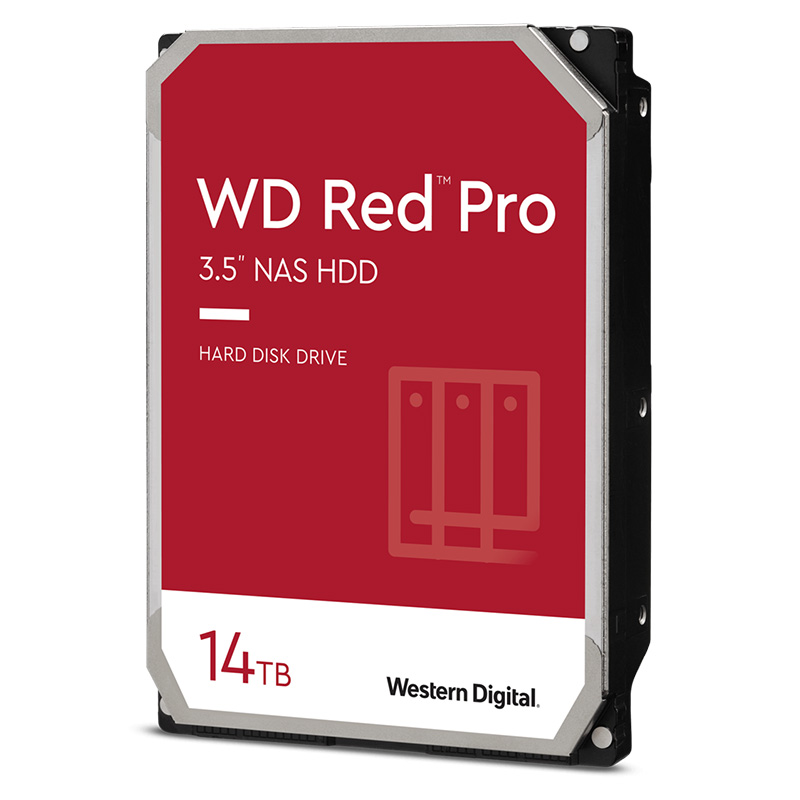 Western Digital Red Pro 14TB 7200RPM 3.5in NAS SATA Hard Drive (WD142KFGX)